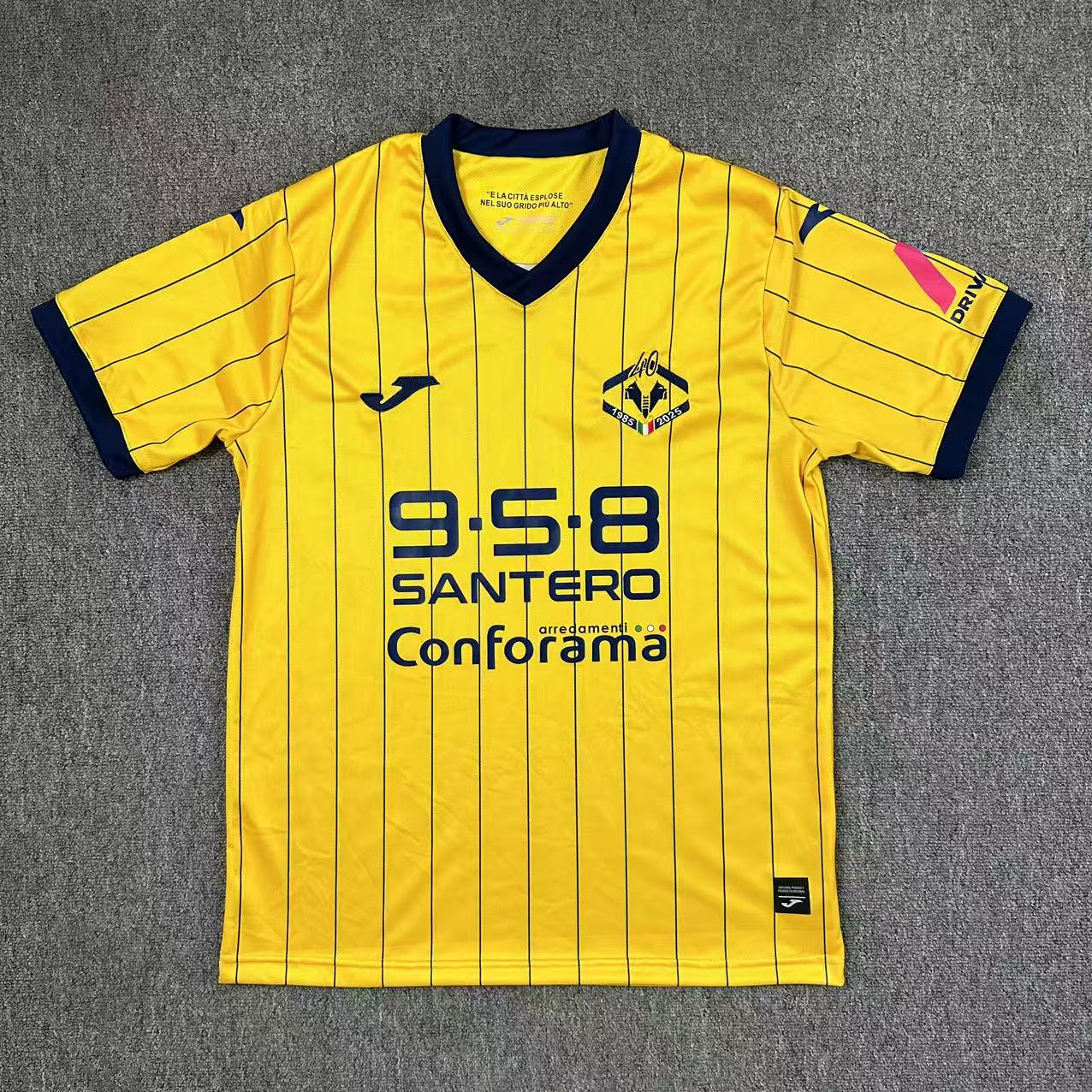 2025/2026 Hellas Verona 120th Anniversary Edition Football Shirt 1:1 Thai Quality