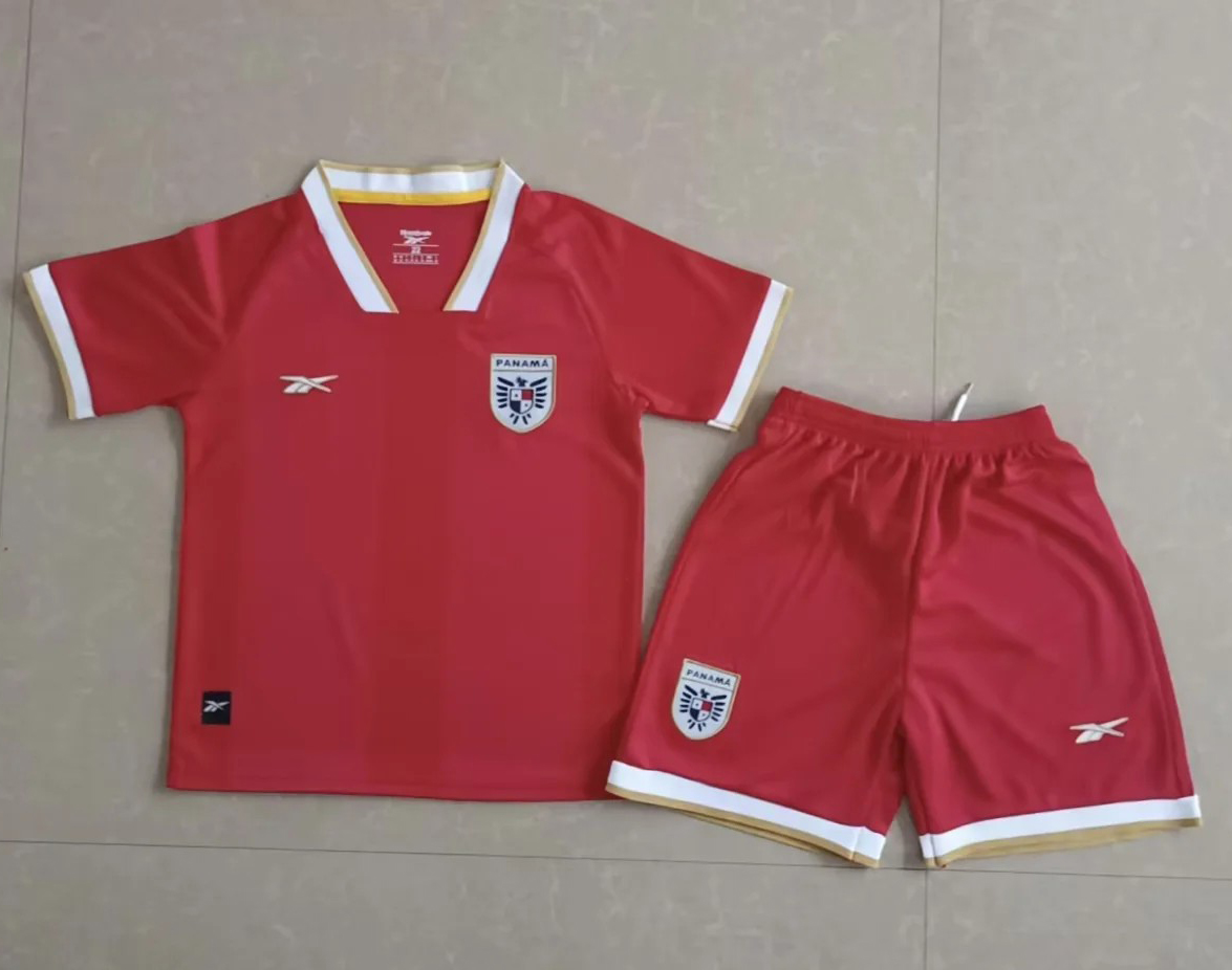 be2341997a2585b6a5024c58e35a85dc 2025 Panama Home Football Shirt Kids Size 1:1 Thai Quality