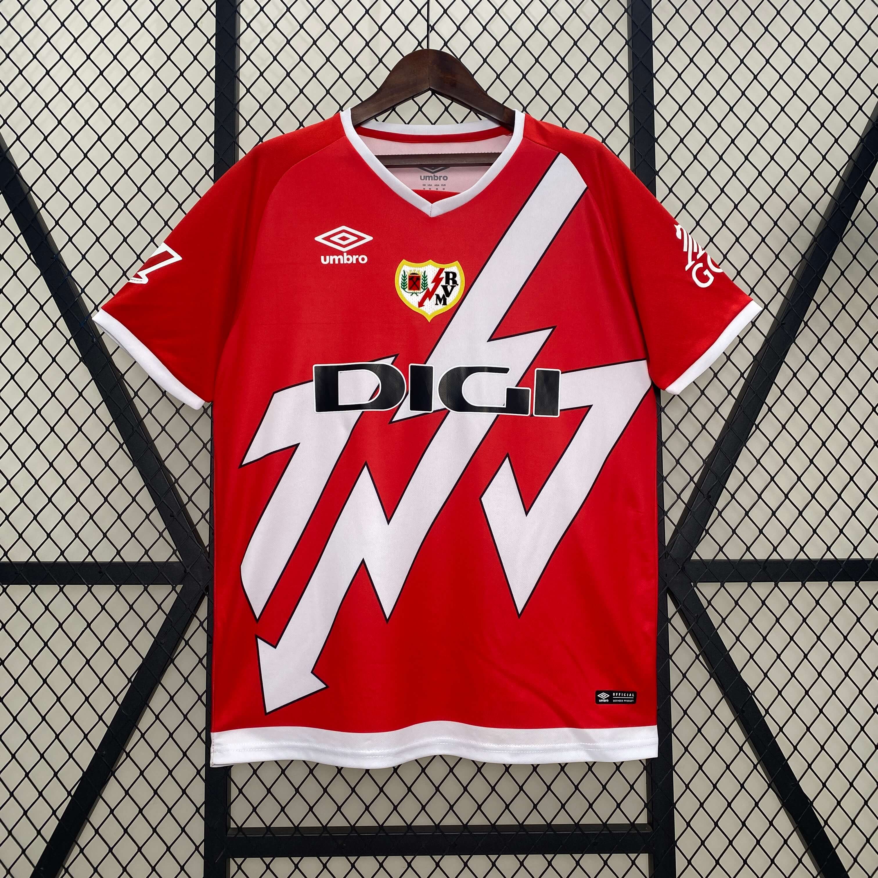 2024/2025 Rayo Vallecano Home Football Shirt 1:1 Thai Quality