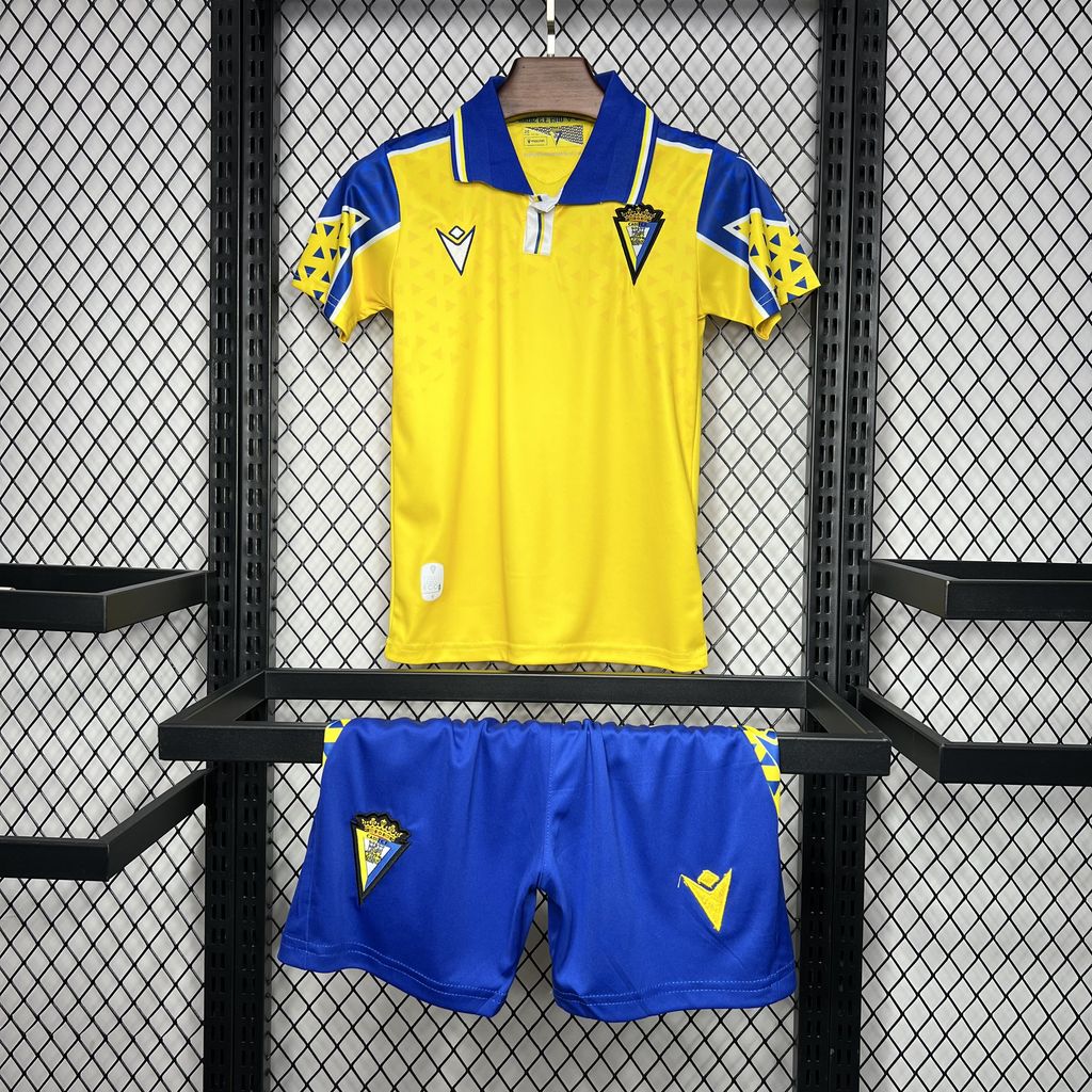 2024/2025 Cádiz Home Football Shirt Kids Size 1:1 Thai Quality
