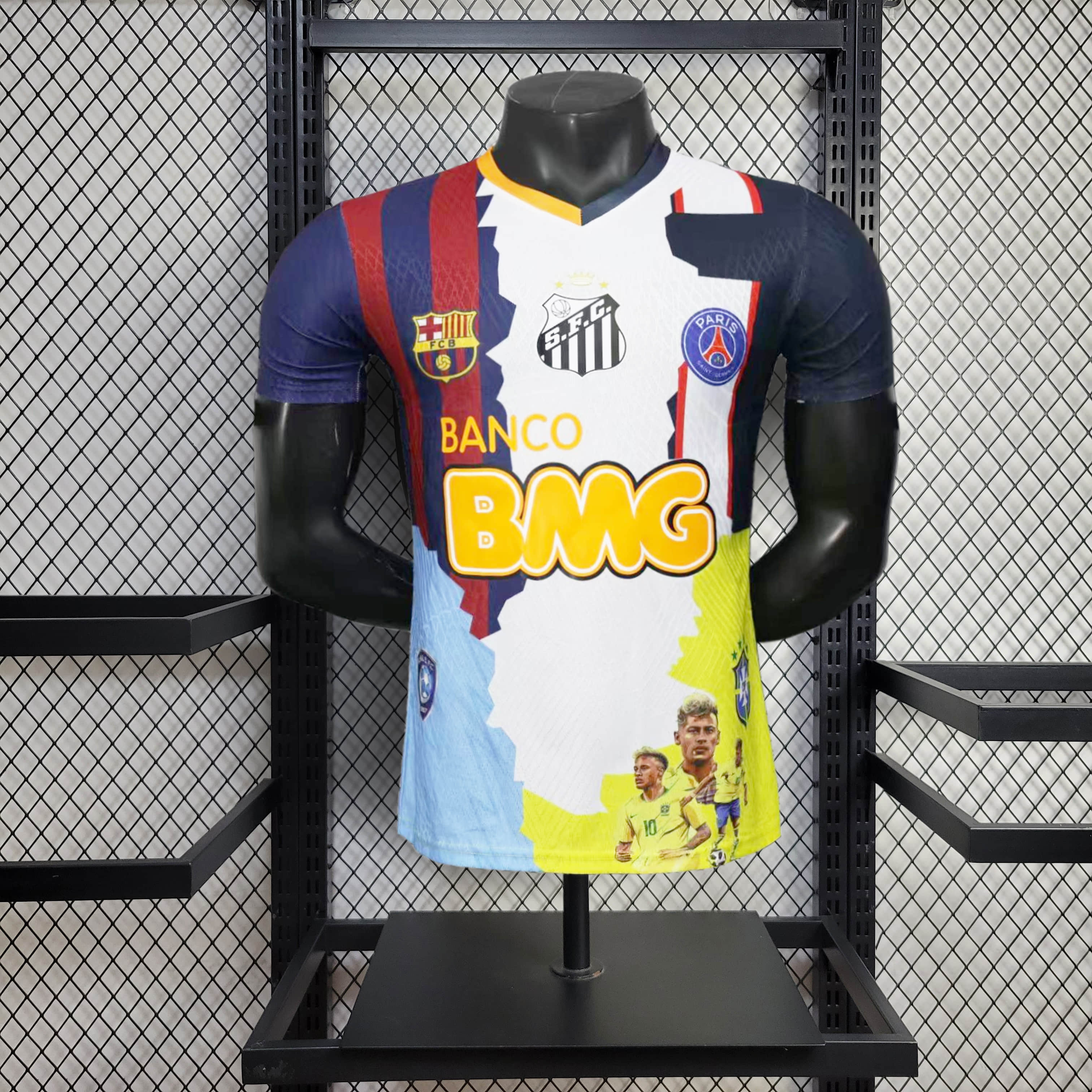 2025/2026 Player Version 11# NEYMAR JR Barcelona/Paris Saint-Germain/Santos/Brazil Football Shirt 1:1 Thai Quality