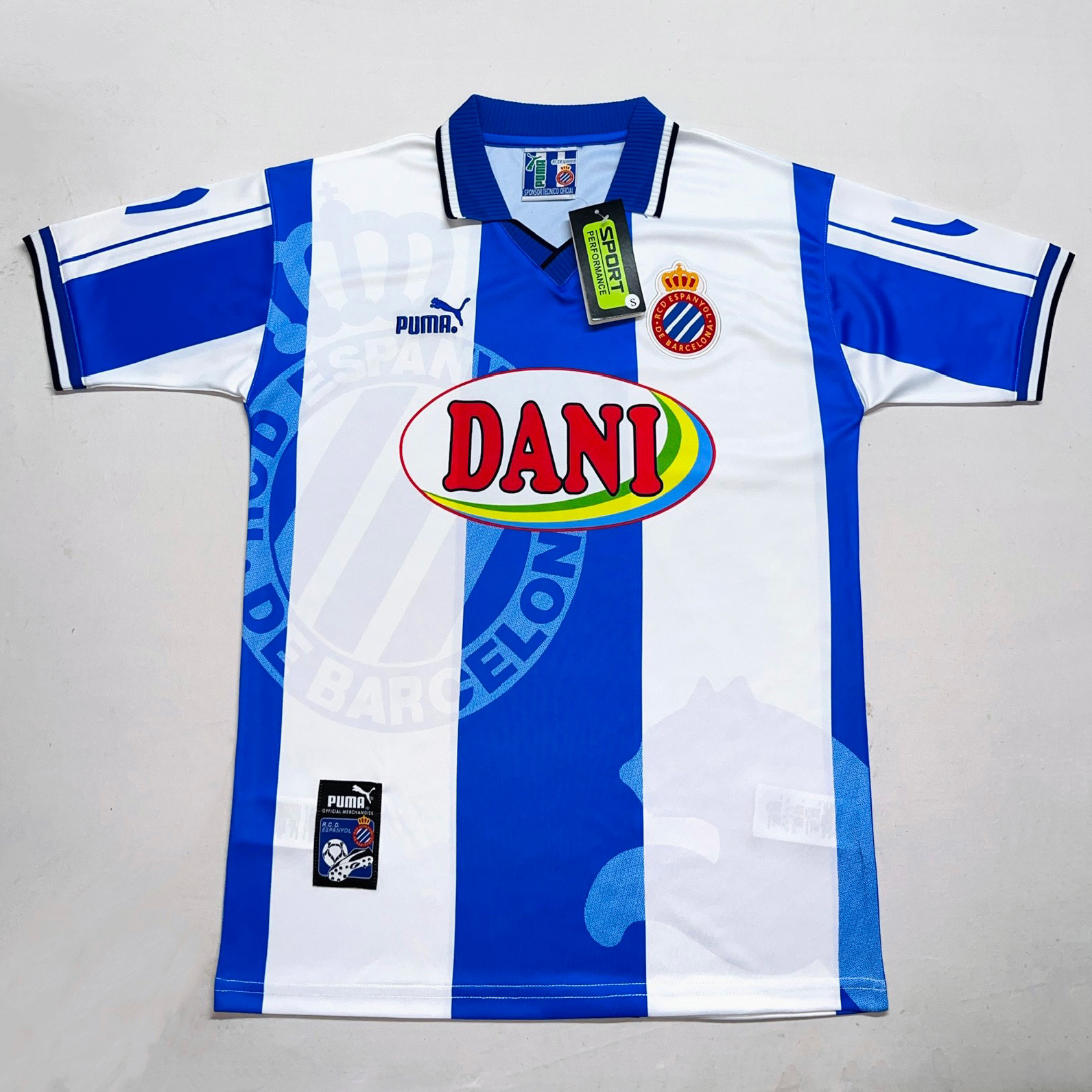 1998 Retro Espanyol Home Football Shirt 1:1 Thai Quality