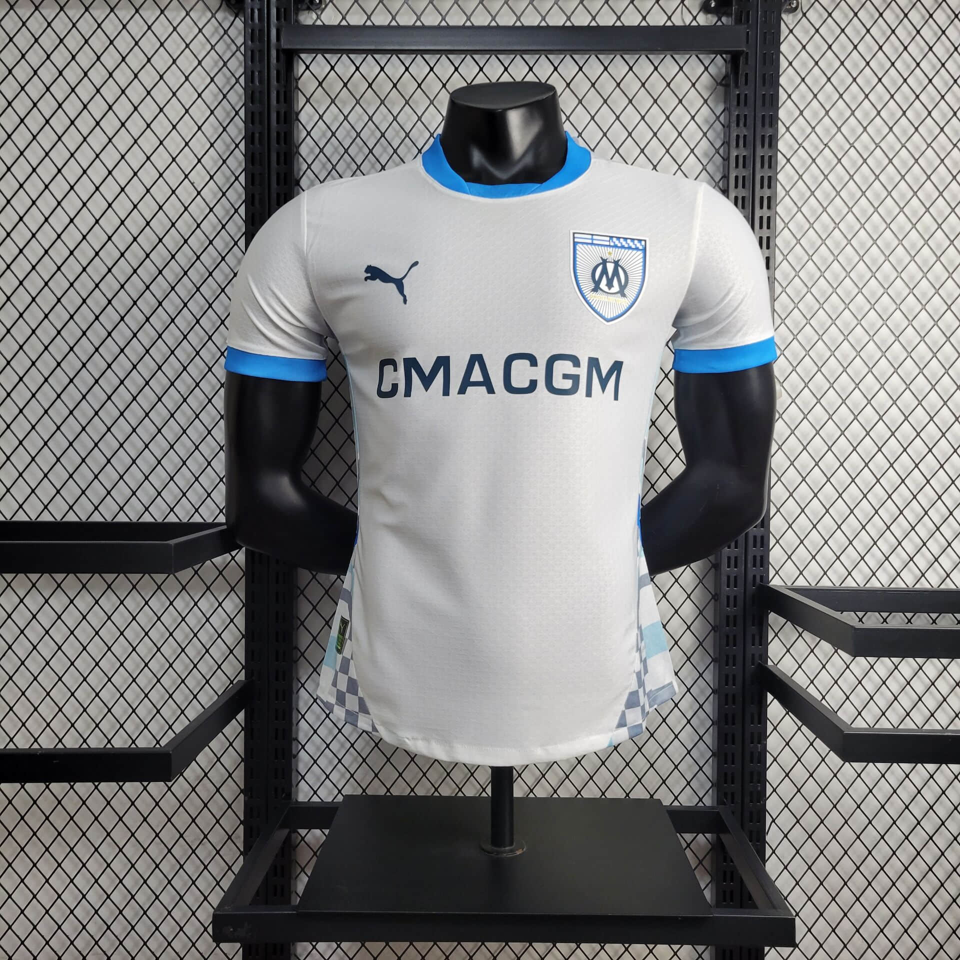 2024/2025 Player Version Olympique Marseille Home Football Shirt 1:1 Thai Quality