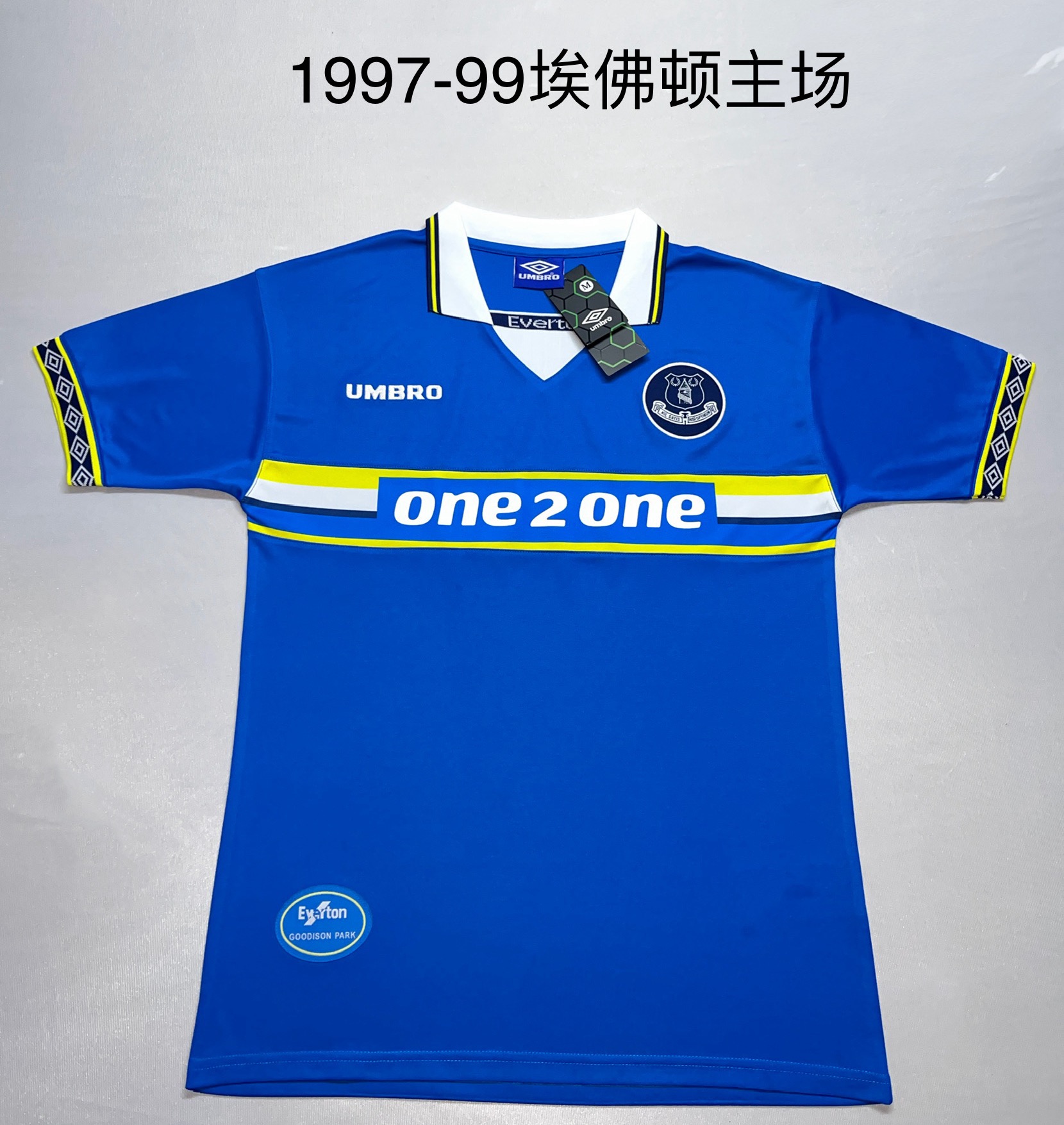 1997/1999 Retro Everton Home Football Shirt 1:1 Thai Quality