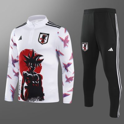 2024/2025 Japan Half-Pull Wukong White Football Shirt