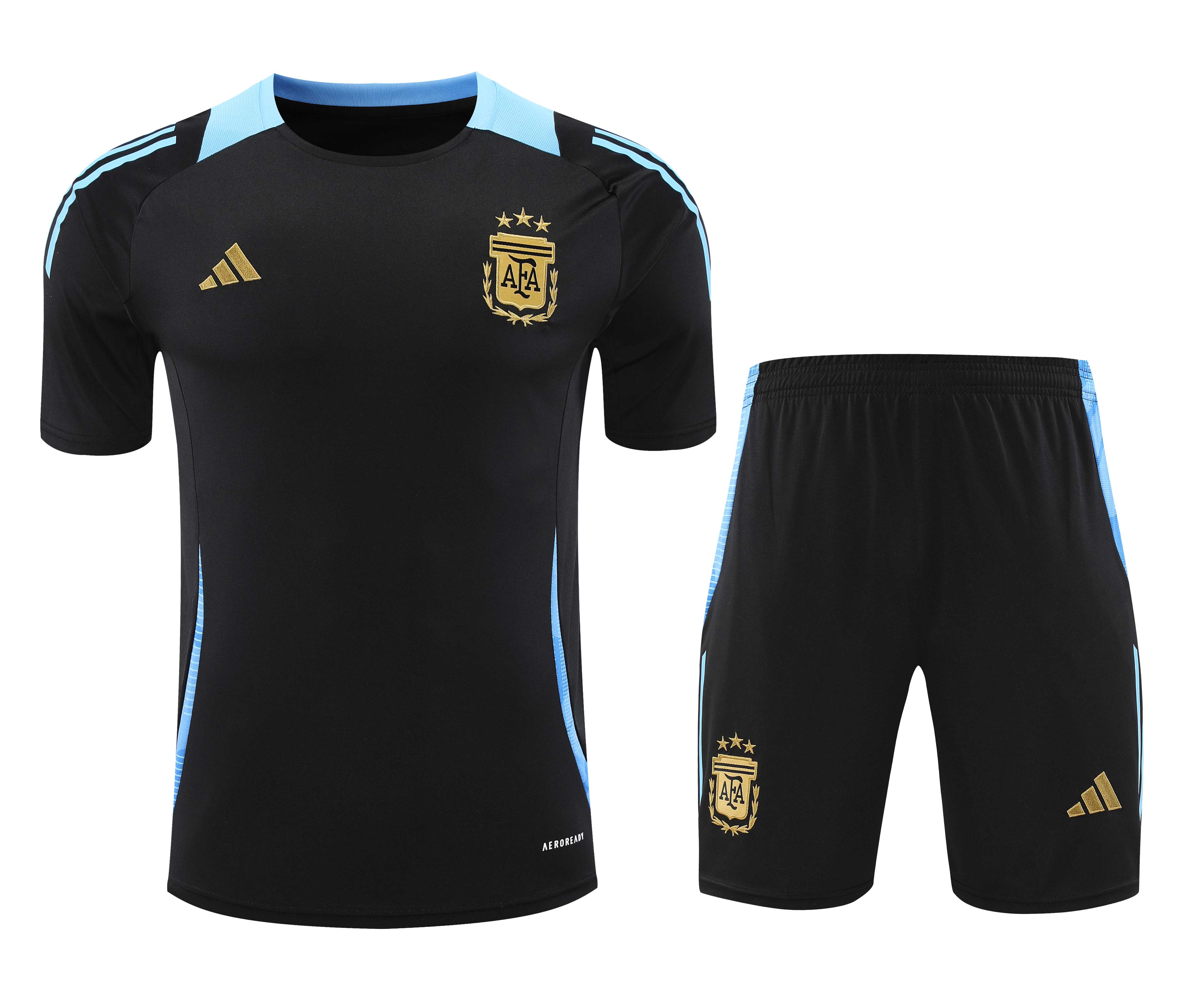 c55c2584b7e640c7ea6a3ba3a8546ce0 2024/2025 Argentina Training Wear Black Suit Shirt 1:1 Thai Quality