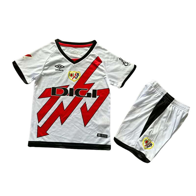 2024/2025 Rayo Vallecano Away Football Shirt Kids Size 1:1 Thai Quality