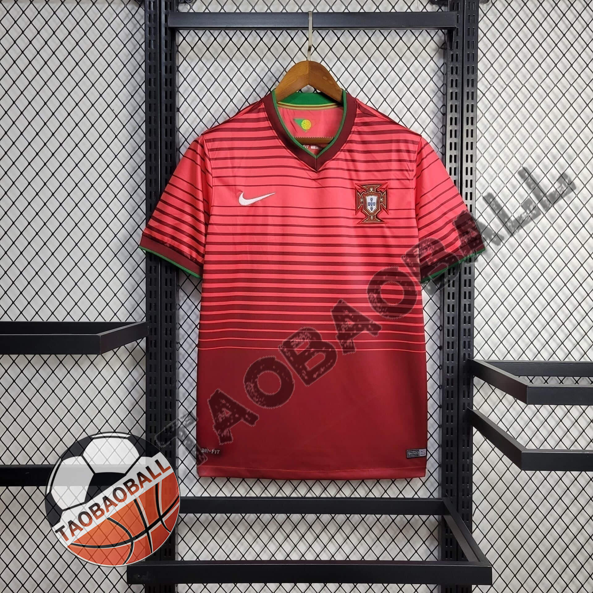 2014 Retro Portugal Home Football Shirt 1:1 Thai Quality