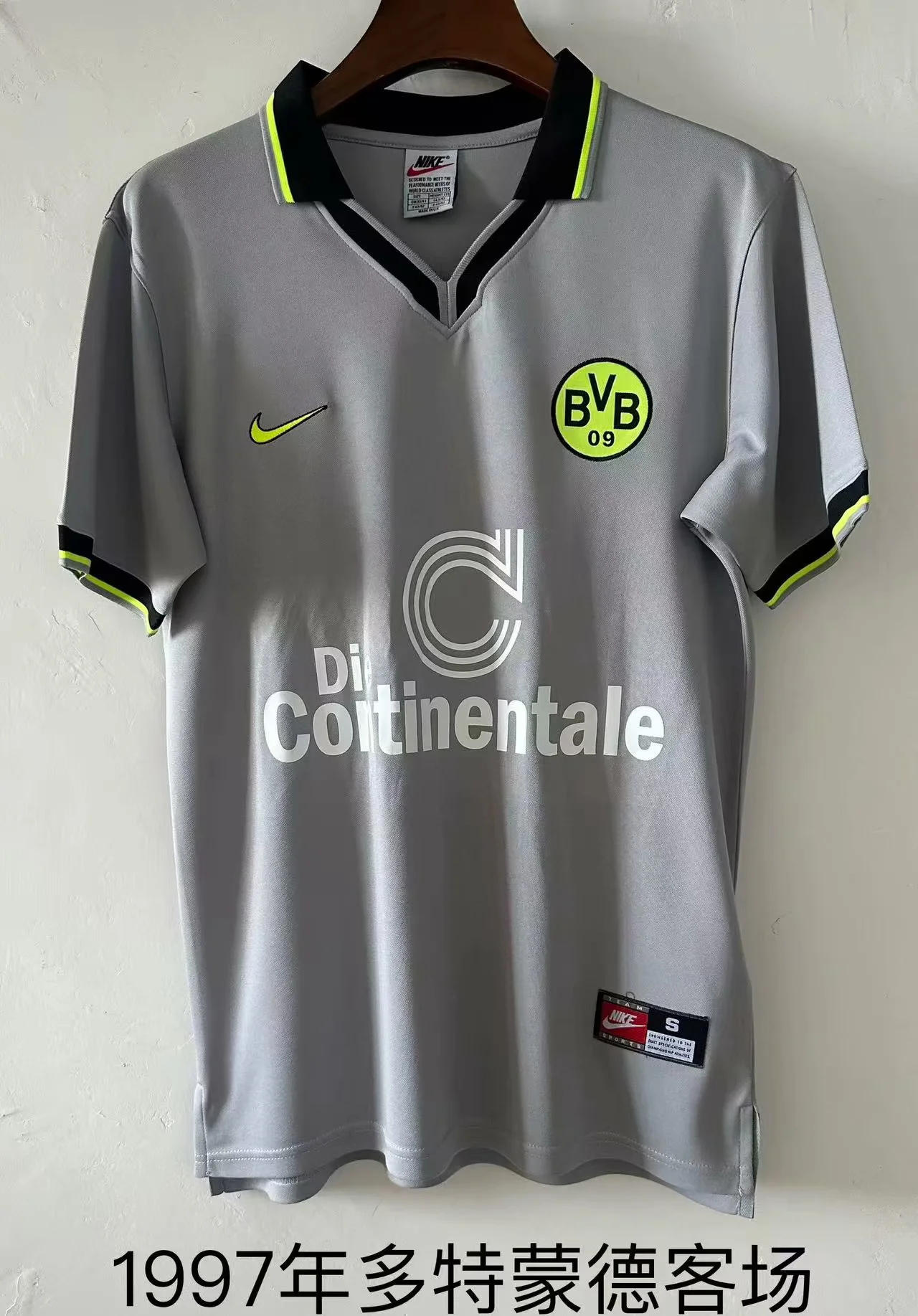 1997/1998 Retro Dortmund Away Football Shirt 1:1 Thai Quality