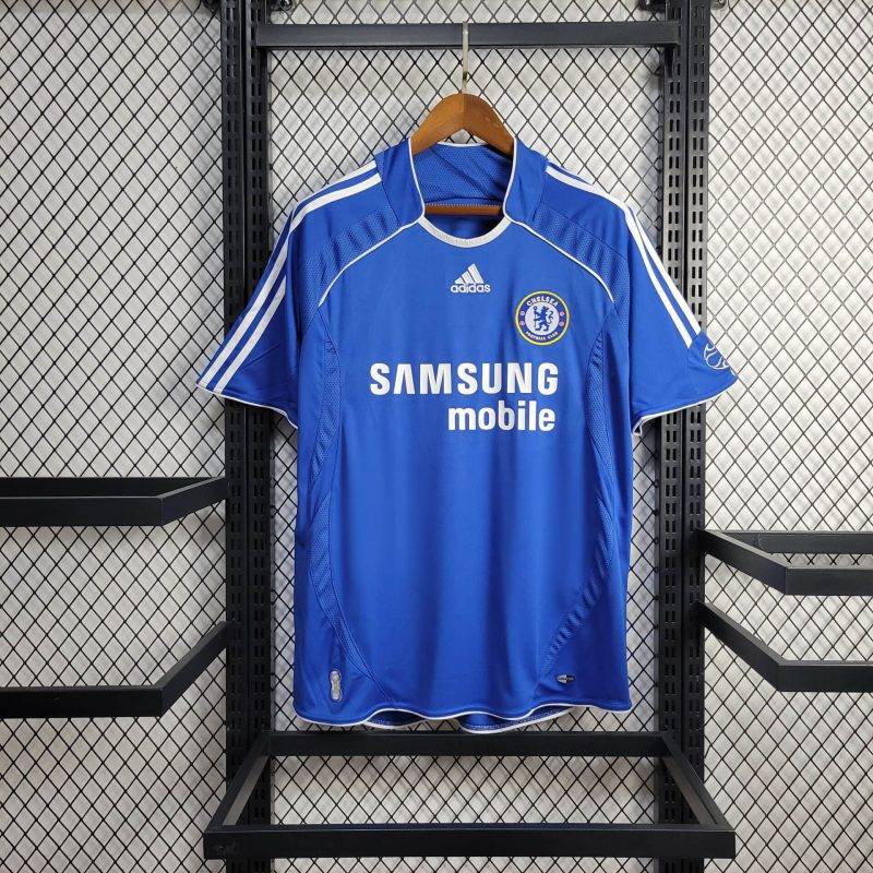 c89e35c7b9ffadcecf4449c431ef80a7 2006/2007 Retro Chelsea Home Football Shirt 1:1 Thai Quality