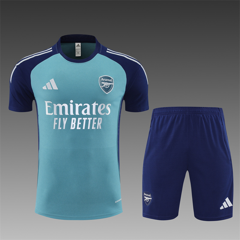 2025/2026 Arsenal Training Wear Blue Set Shirt 1:1 Thai Quality