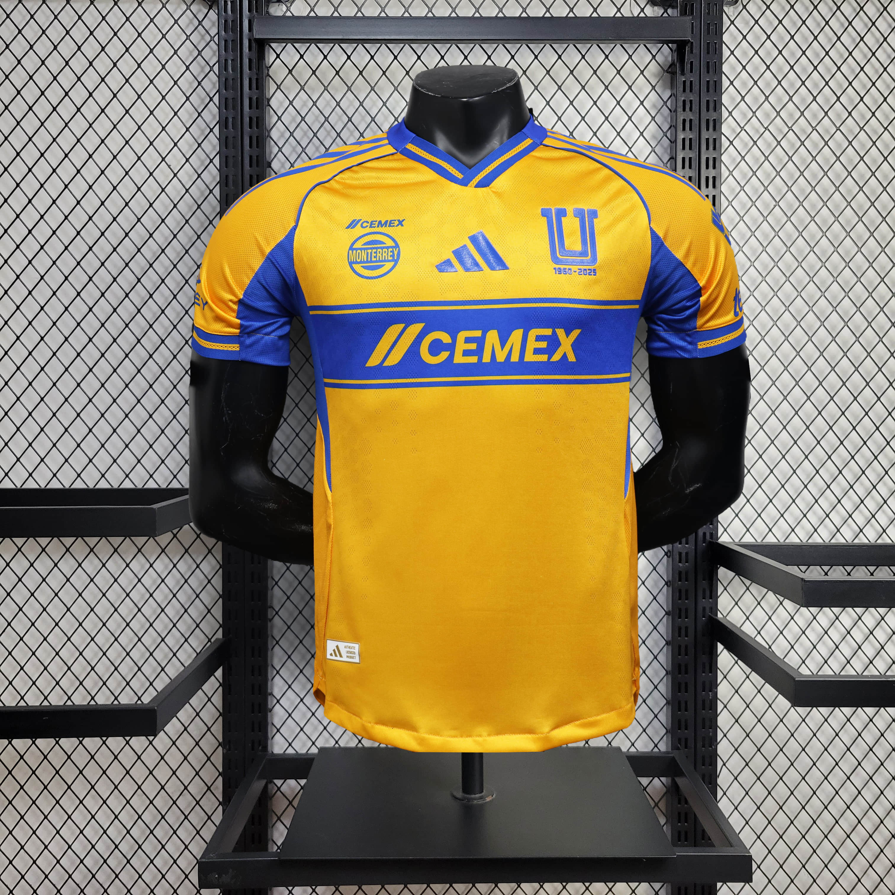 2025/2026 Player Version Tigres UANL Home Football Shirt 1:1 Thai Quality
