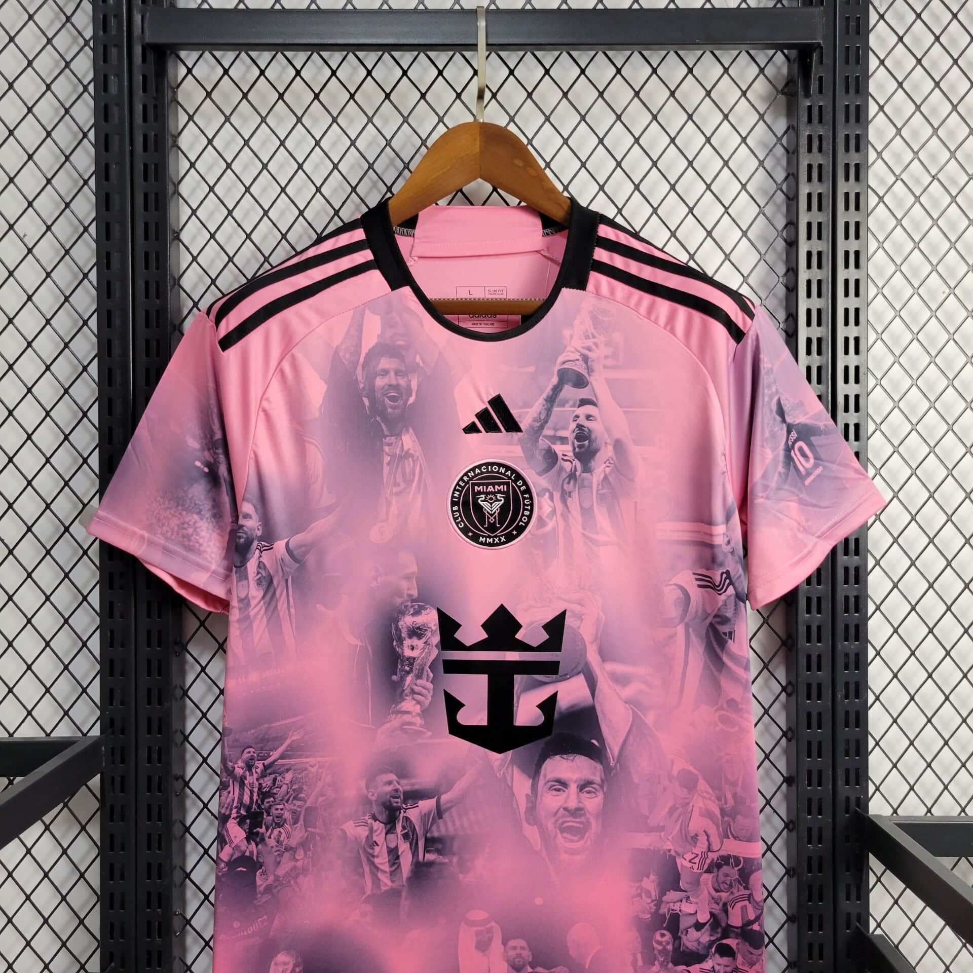 2024/2025 Inter Miami Home Champion version Football Shirt 1:1 Thai Quality - Image 3