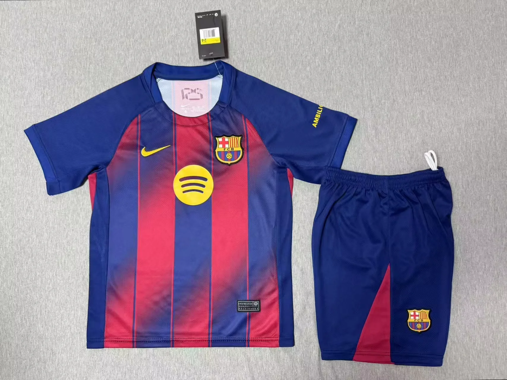2025/2026 Barcelona Home Football Shirt Kids Size 1:1 Thai Quality