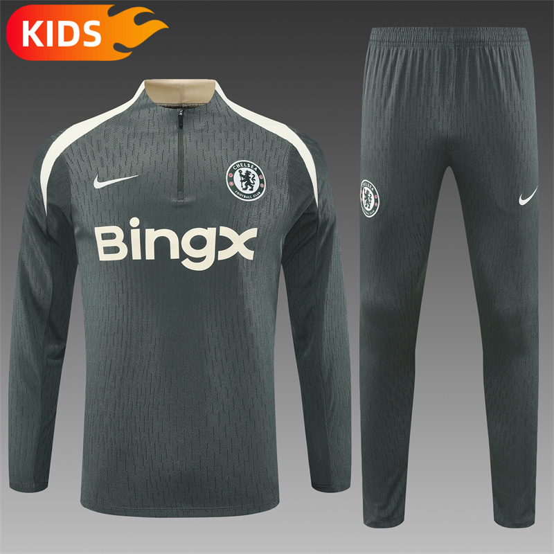 2025/2026 Chelsea Half-Pull Training Wear Football Shirt Kids Size