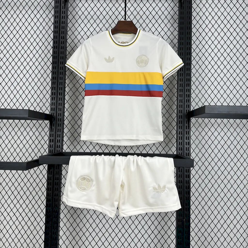 2024/2025 Colombia 100th Anniversary Football Shirt Kids Size 1:1 Thai Quality