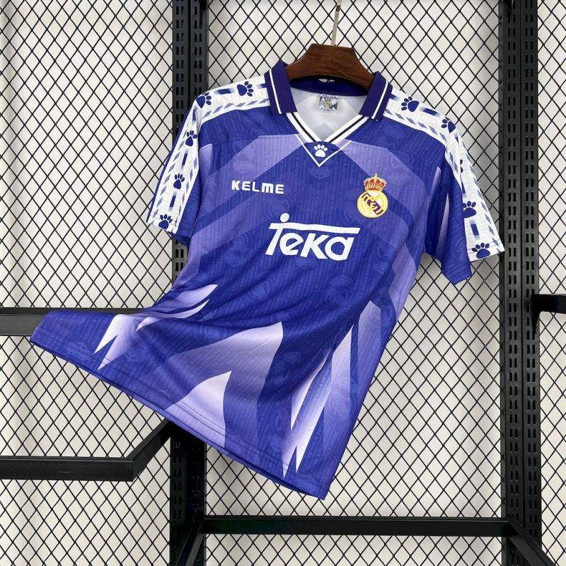 d4ffb475a850a5d686bbeb98608cf664 1996/1997 Retro Real Madrid Away Football Shirt 1:1 Thai Quality