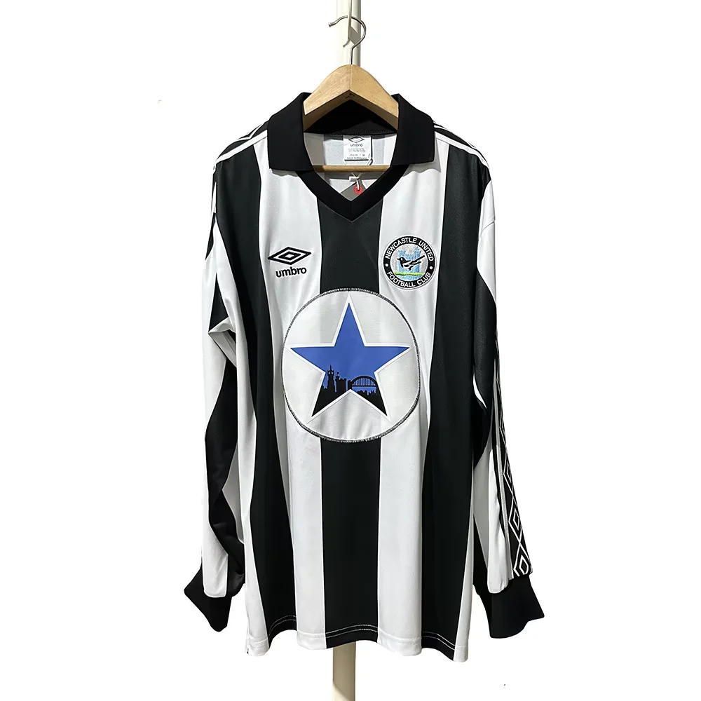 1980/1982 Retro Long Sleeve Newcastle United Home Football Shirt 1:1 Thai Quality