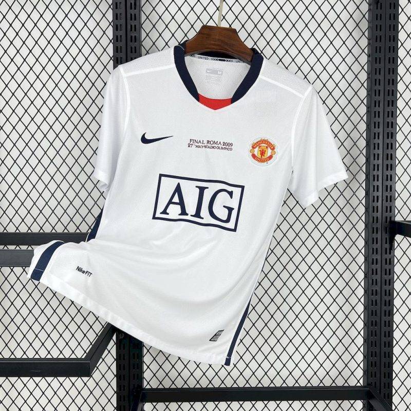 d663709e8e97beb59764b54301dbba33 2008/2009 Retro Manchester United League Edition away Football Shirt 1:1 Thai Quality