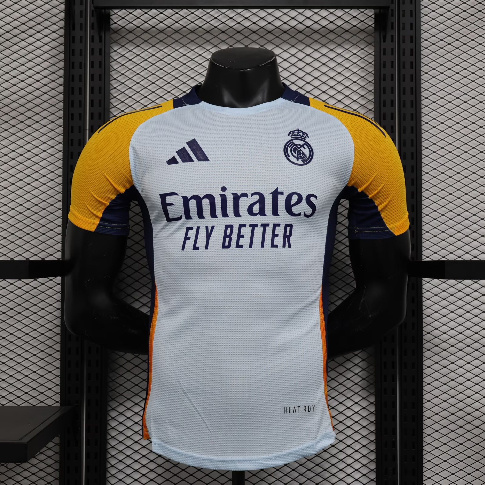 2024/2025 Player Version Real Madrid Pre-Match Training Wear Football Shirt 1:1 Thai Quality