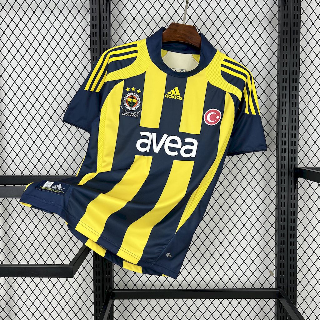 2007/2008 Retro Fenerbahce Home Football Shirt 1:1 Thai Quality