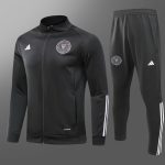 2023/2024 Inter Miami Long Zipped Jacket  Black Football Shirt 1:1 Thai Quality Set