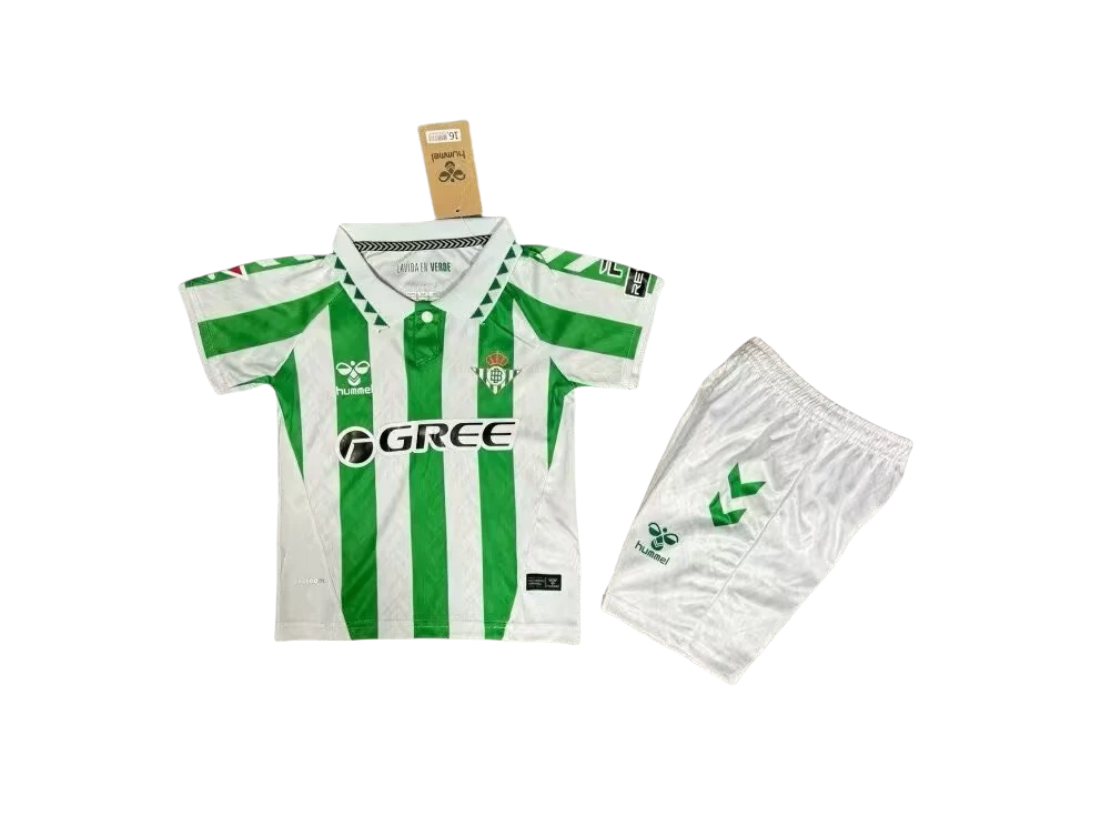 2024/2025 Real Betis Home Football Shirt Kids Size 1:1 Thai Quality