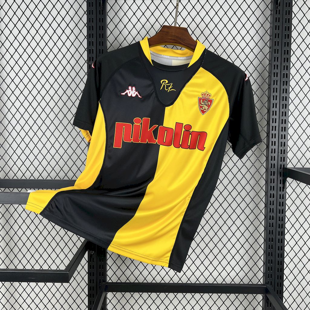 2001/2002 Retro Real Zaragoza Away Football Shirt 1:1 Thai Quality