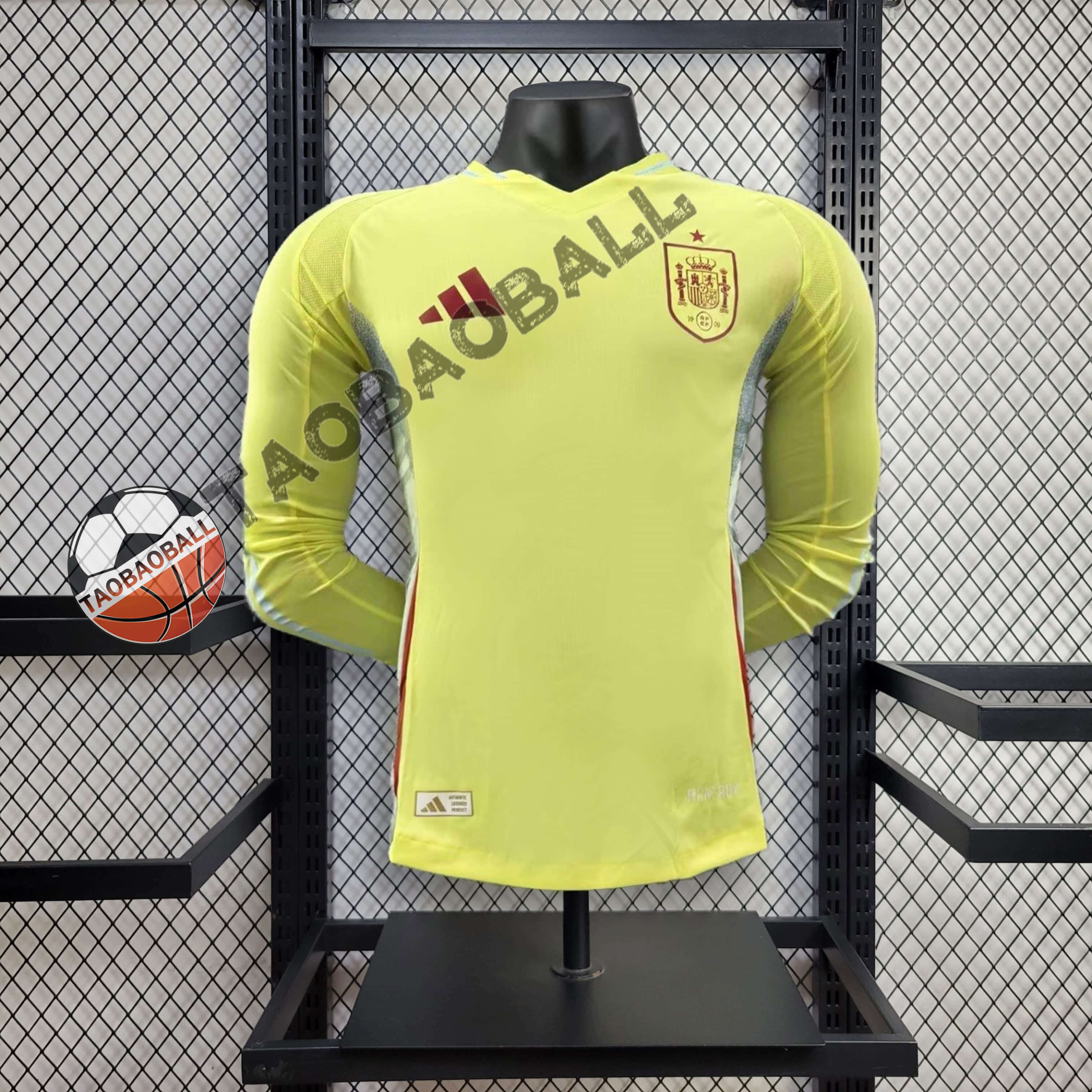 2024 Long Sleeve Player Version Spain Away Football Shirt 1:1 Thai Quality