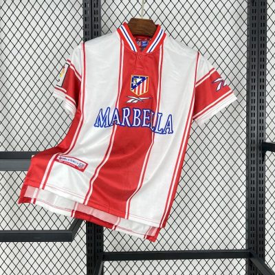 1999/2000 Retro Atletico Madrid Home Football Shirt 1:1 Thai Quality