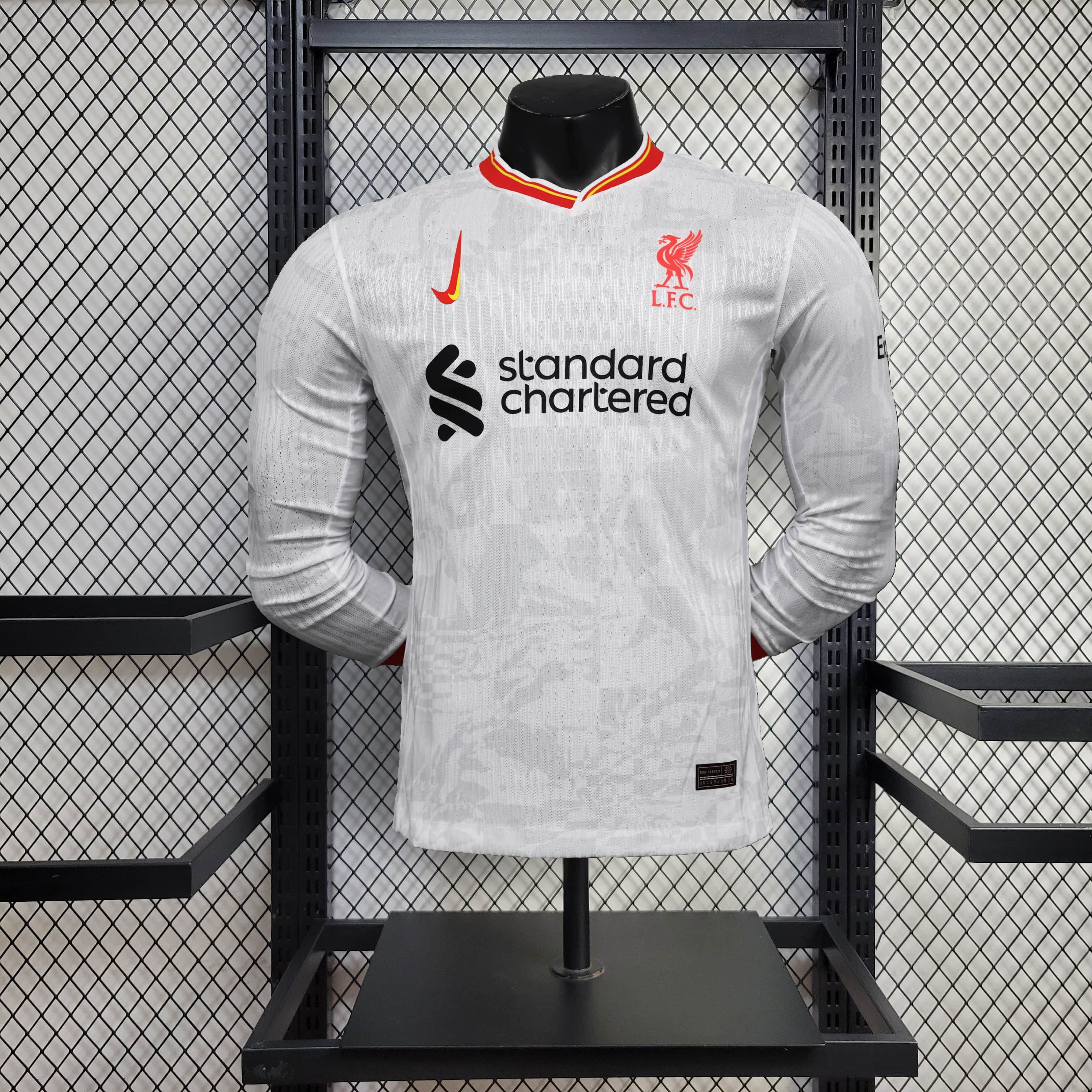 2024/2025 Player Version Long Sleeve Liverpool Away Football Shirt 1:1 Thai Quality