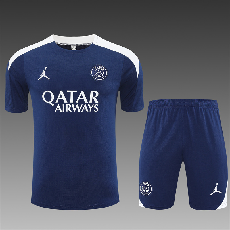 2025/2026 Paris Saint-Germain Training Wear Blue Set Shirt 1:1 Thai Quality