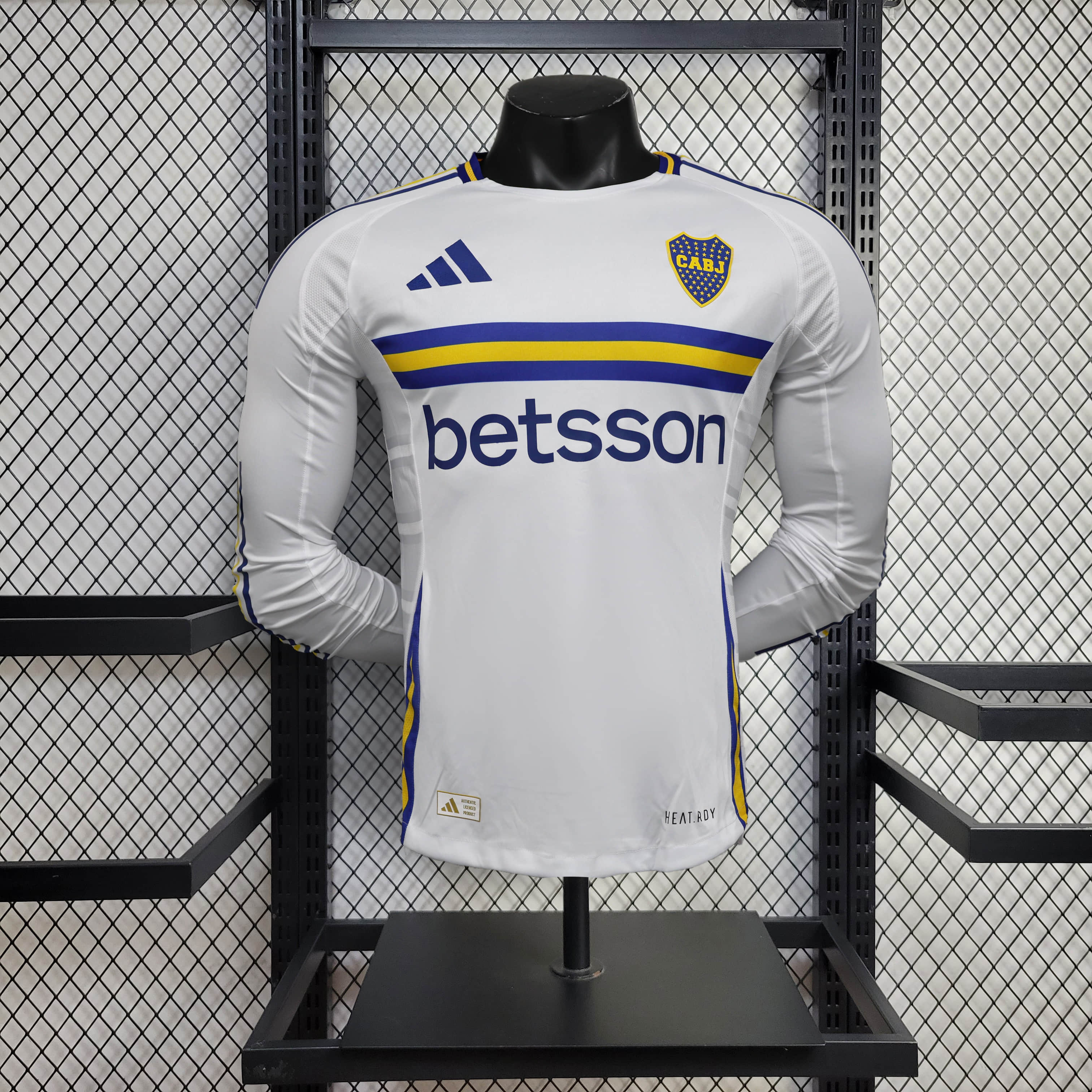 2024/2025 Long Sleeve Player Version Boca Juniors Away Football Shirt 1:1 Thai Quality