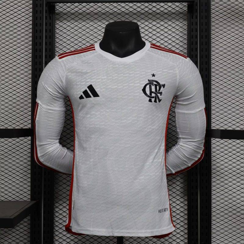 e05fc3c28a50cf08518ad4c81f97216c 2024/2025 Long Sleeve Player Version Flamengo Away Football Shirt 1:1 Thai Quality