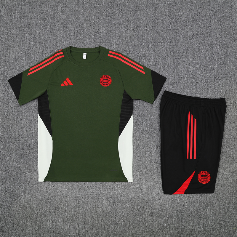 2025/2026 Bayern Munchen Training Wear Green Set Shirt 1:1 Thai Quality