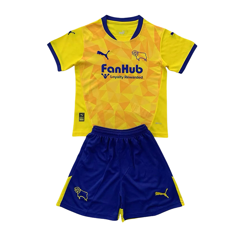 2024/2025 Derby County Third Away Football Shirt Kids Size 1:1 Thai Quality