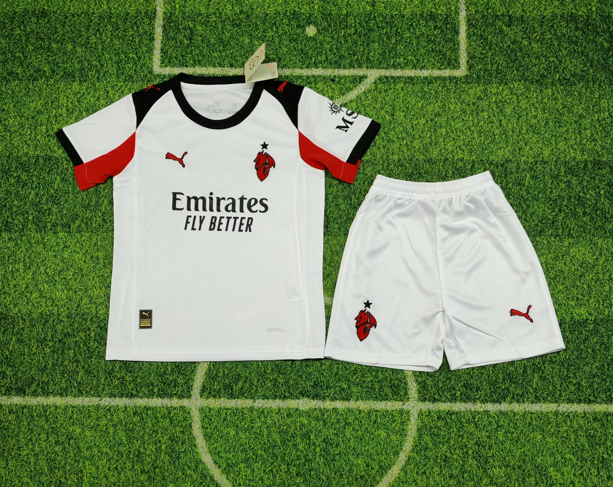 2025/2026 AC Milan Away Football Shirt Kids Size 1:1 Thai Quality