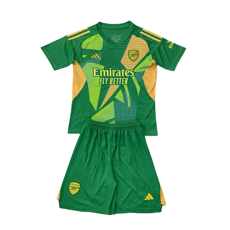 2024/2025 Arsenal Goalkeeper Football Shirt Kids Size 1:1 Thai Quality