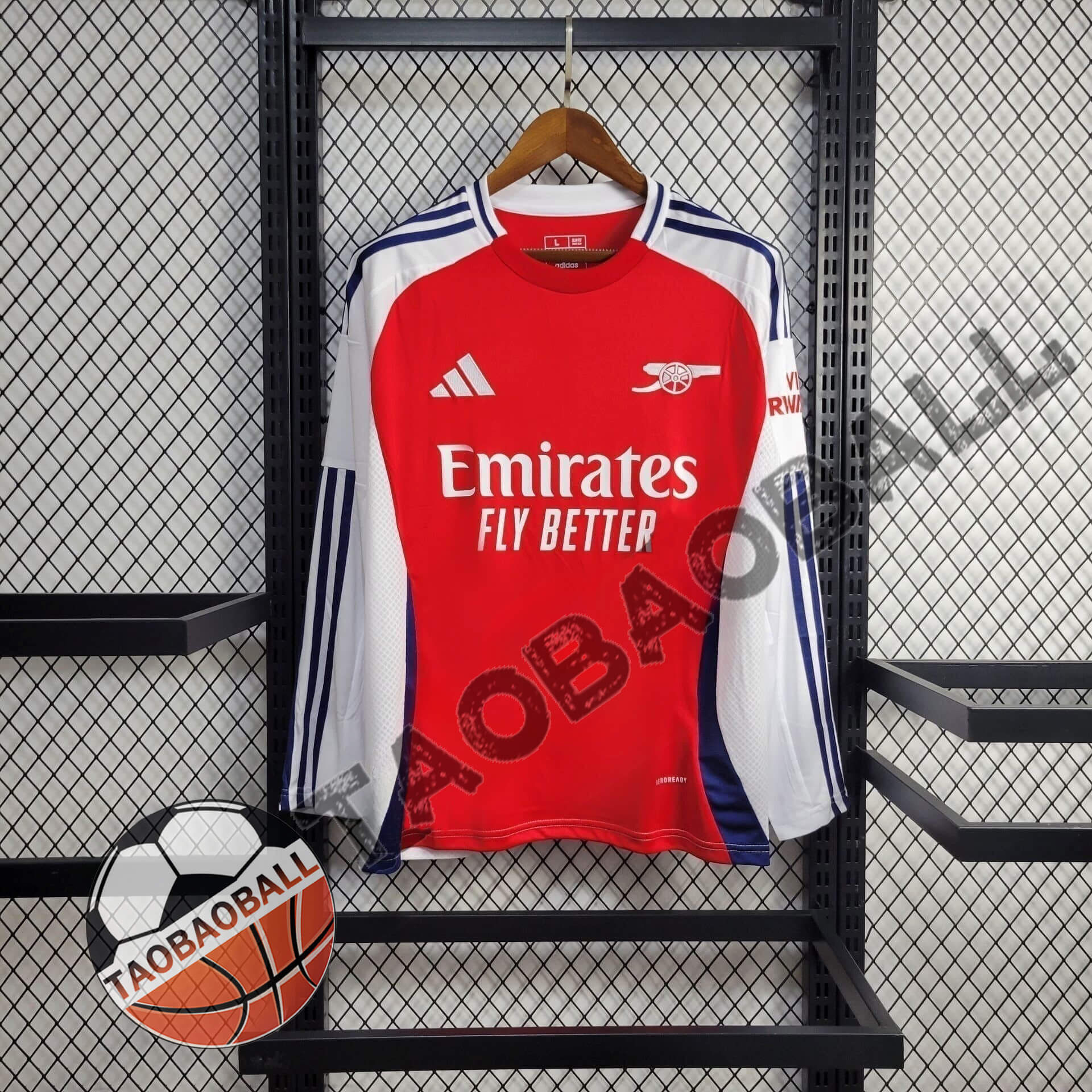 2024/2025 Long Sleeve Arsenal Home Football Shirt 1:1 Thai Quality
