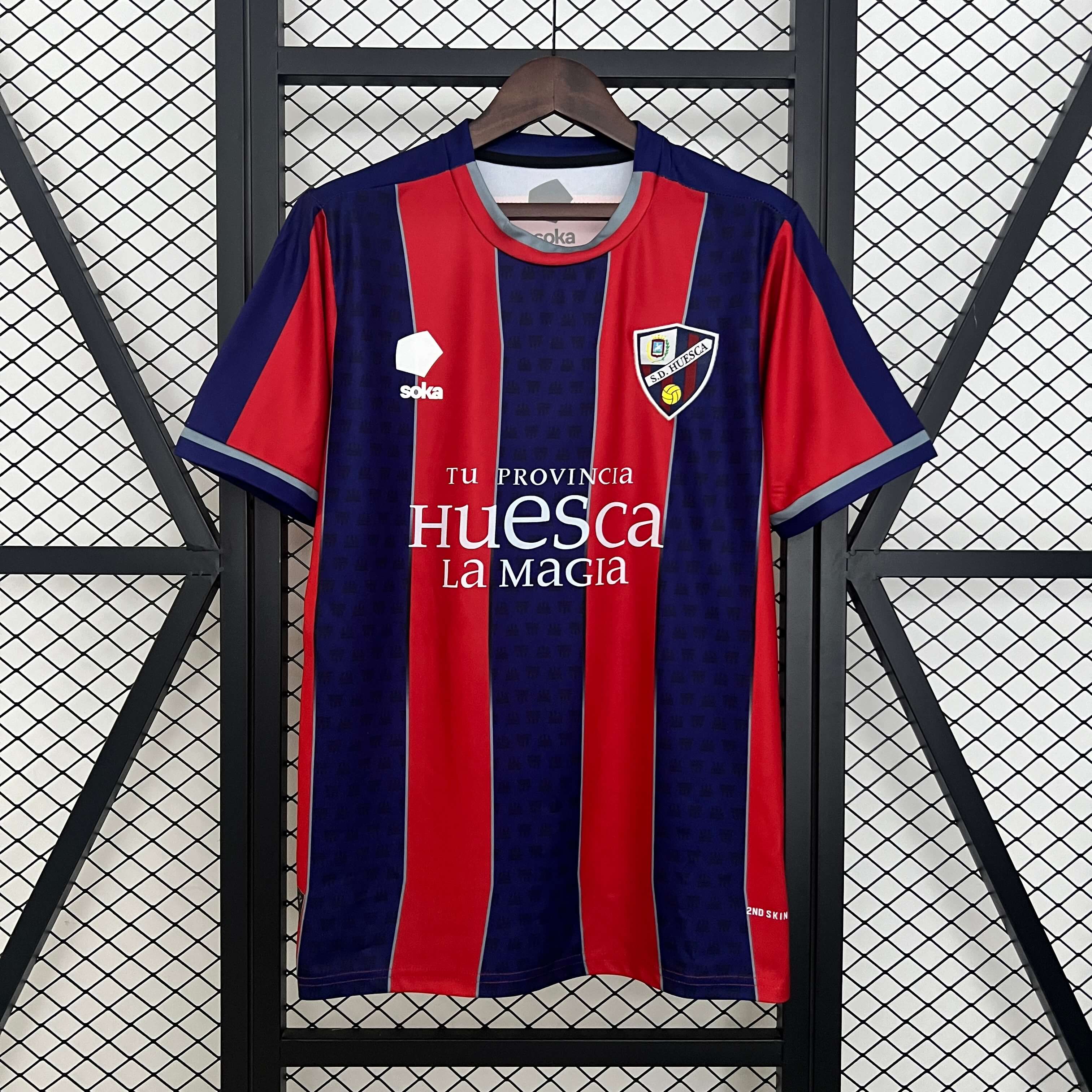 2024/2025 SD Huesca Home Football Shirt 1:1 Thai Quality