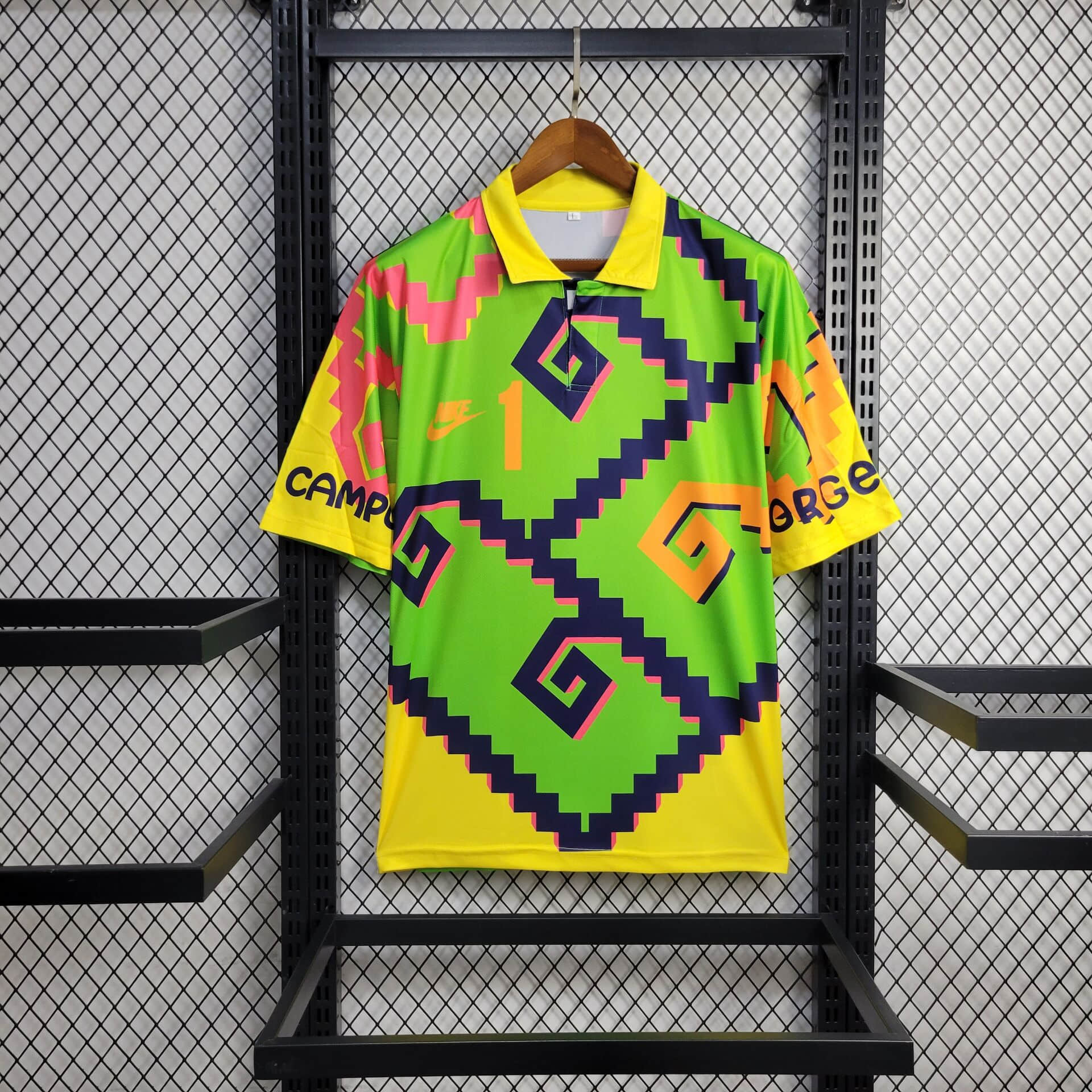 Retro Mexico Goalkeeper Football Shirt 1:1 Thai Quality