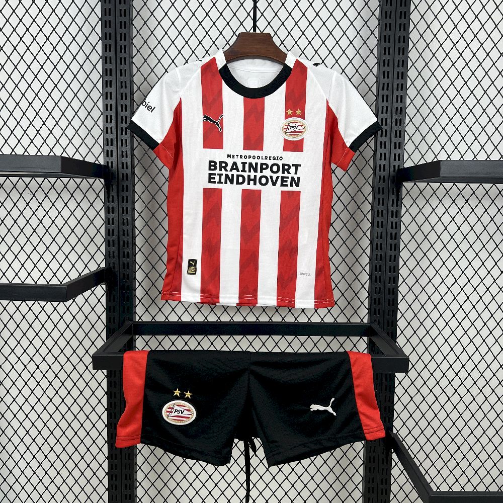 2025/2026 Eindhoven Home Football Shirt Kids Size 1:1 Thai Quality