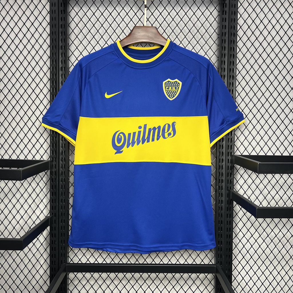 2000/2001 Retro Boca Juniors Home Football Shirt 1:1 Thai Quality
