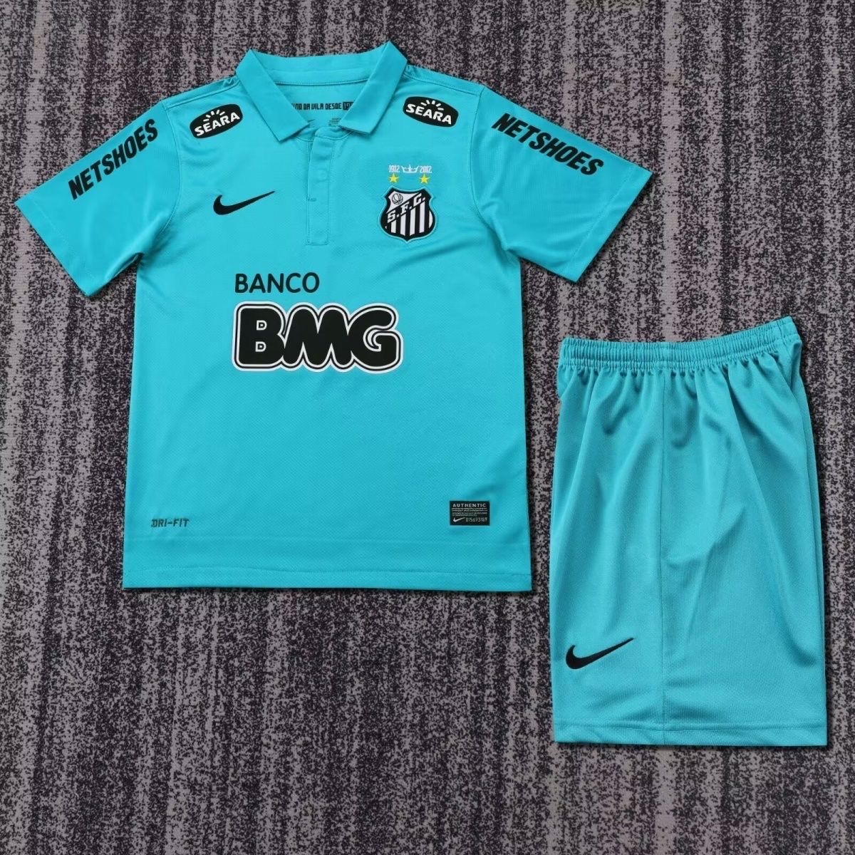 2012/2013 Retro Santos Third AwayFootball shirt Kids size 1:1 Thai Quality
