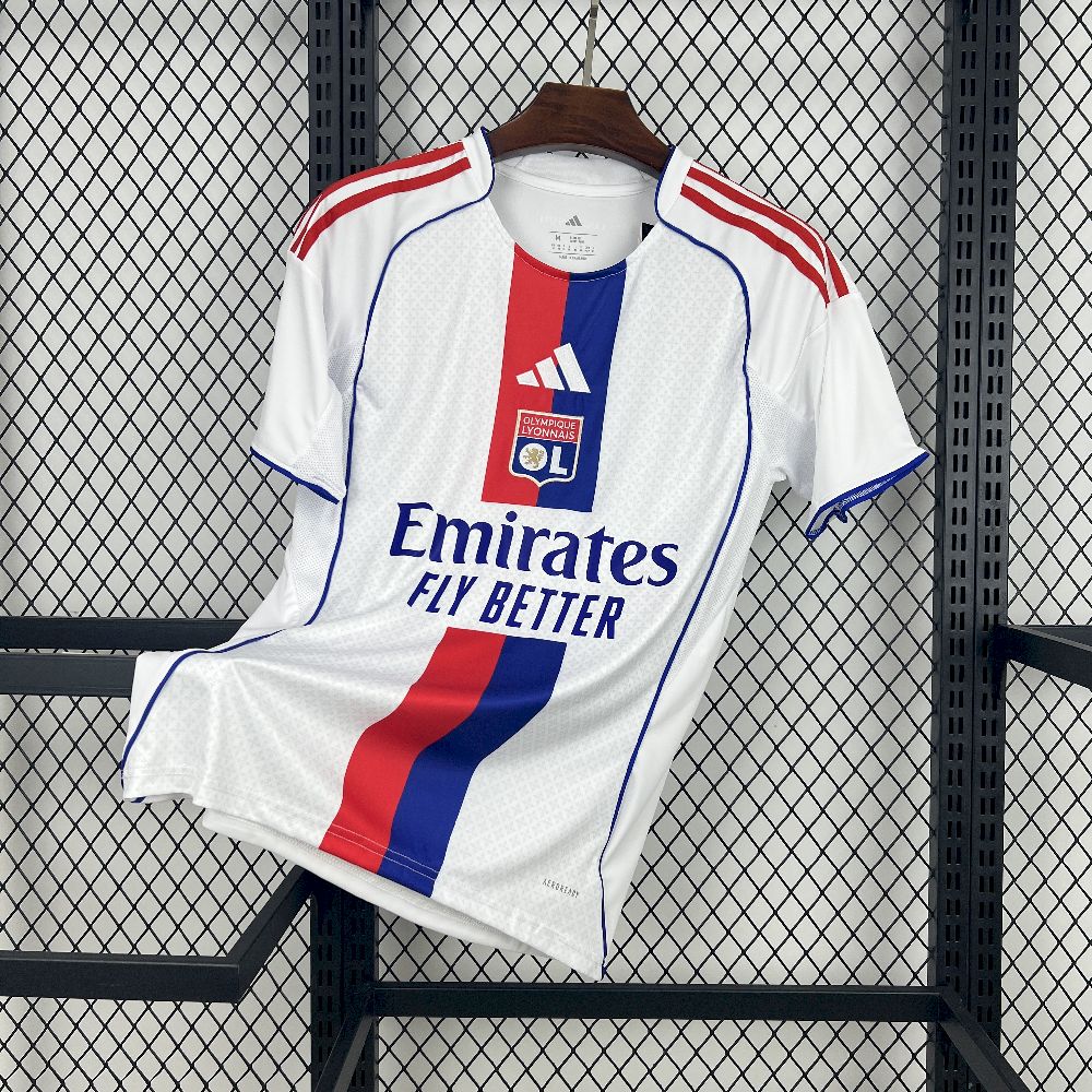 2025/2026 Olympique Lyonnais Home Football Shirt 1:1 Thai Quality