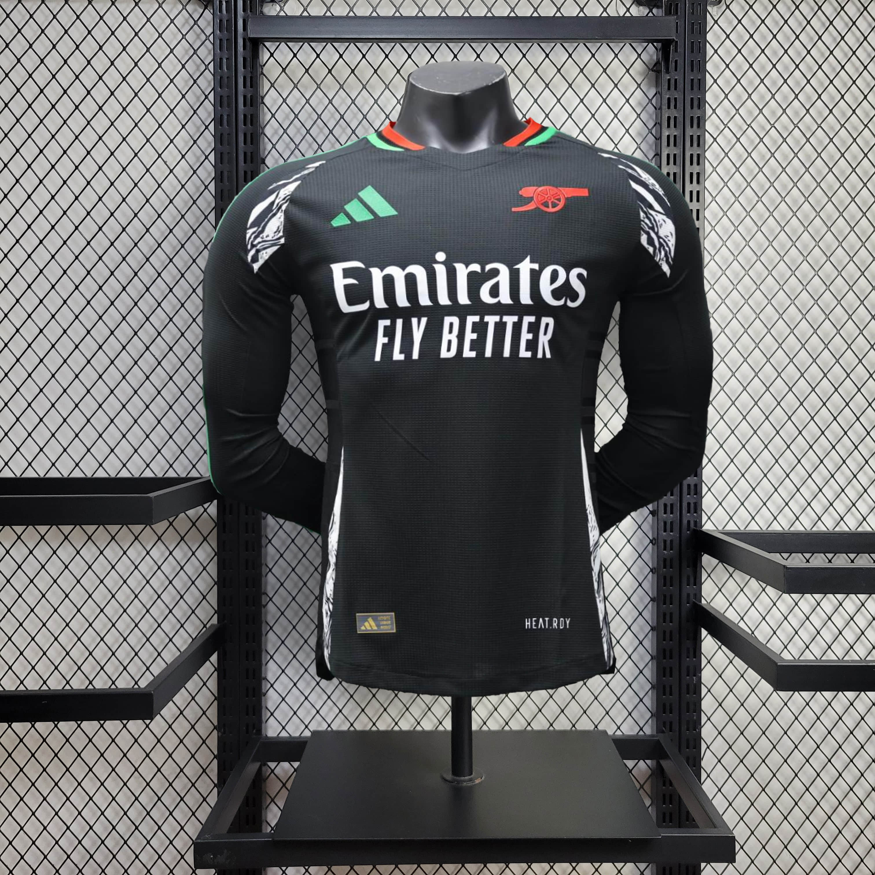 2024/2025 Long Sleeve Player Version Arsenal Away Football Shirt 1:1 Thai Quality