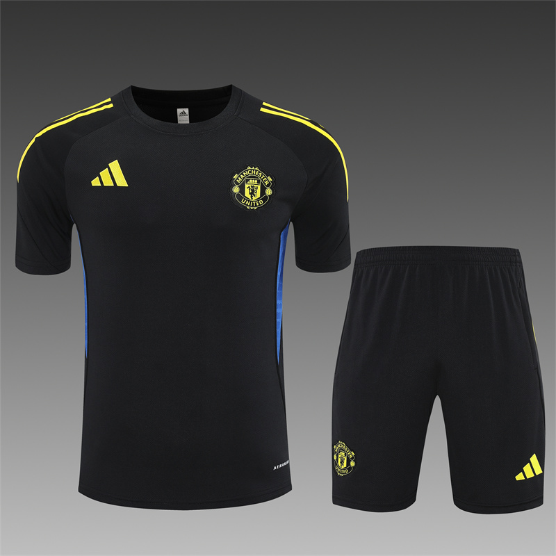ebcce94a44fc27c33b02600488815845 2025/2026 Manchester United Training Wear White Set Shirt 1:1 Thai Quality