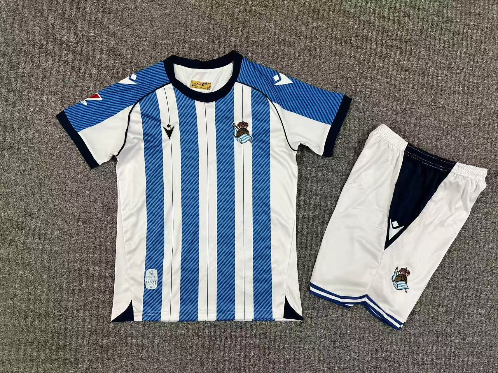 2025/2026 Real Sociedad Home Football Shirt Kids Size 1:1 Thai Quality