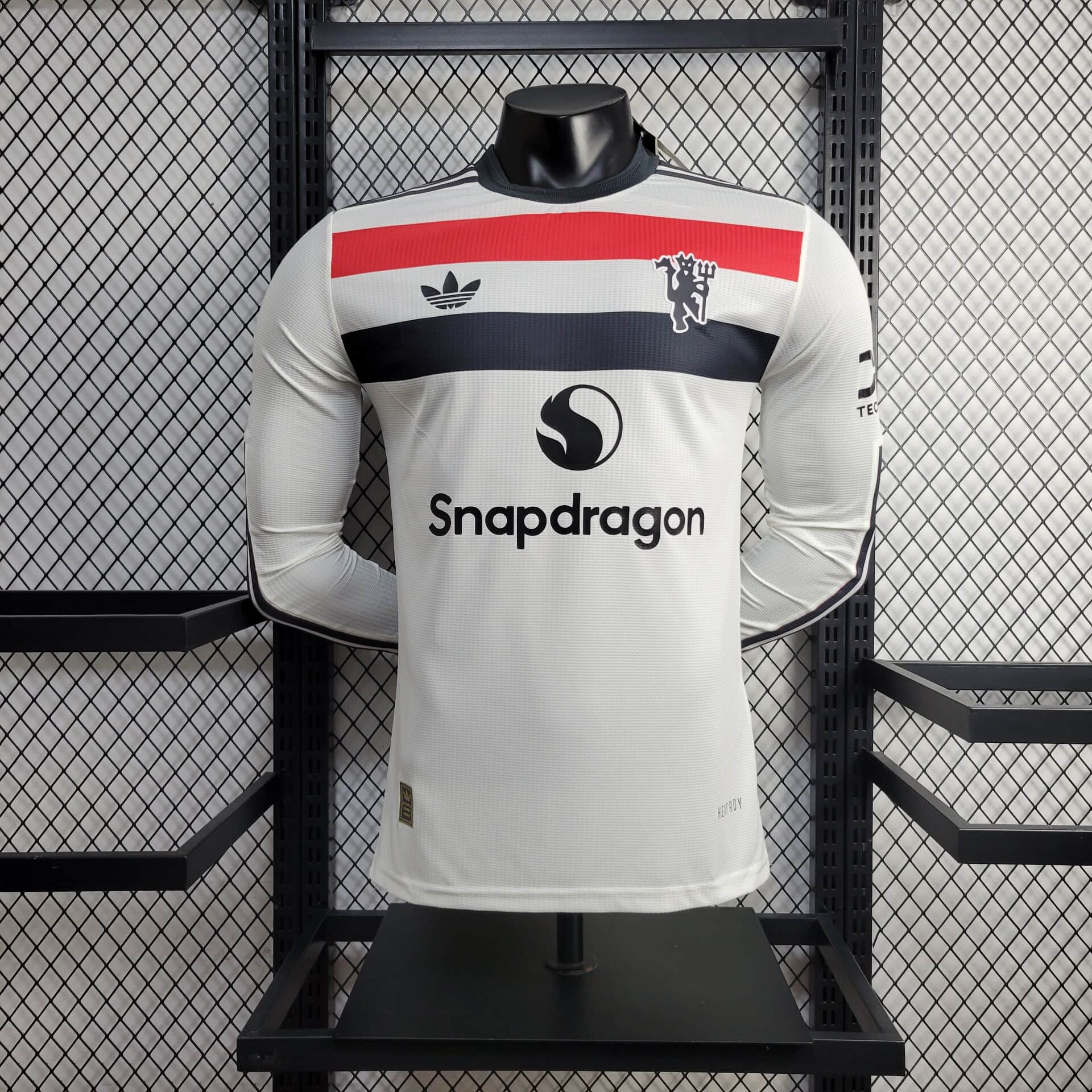 2024/2025 Long Sleeve Player Version Manchester United Away Football Shirt 1:1 Thai Quality