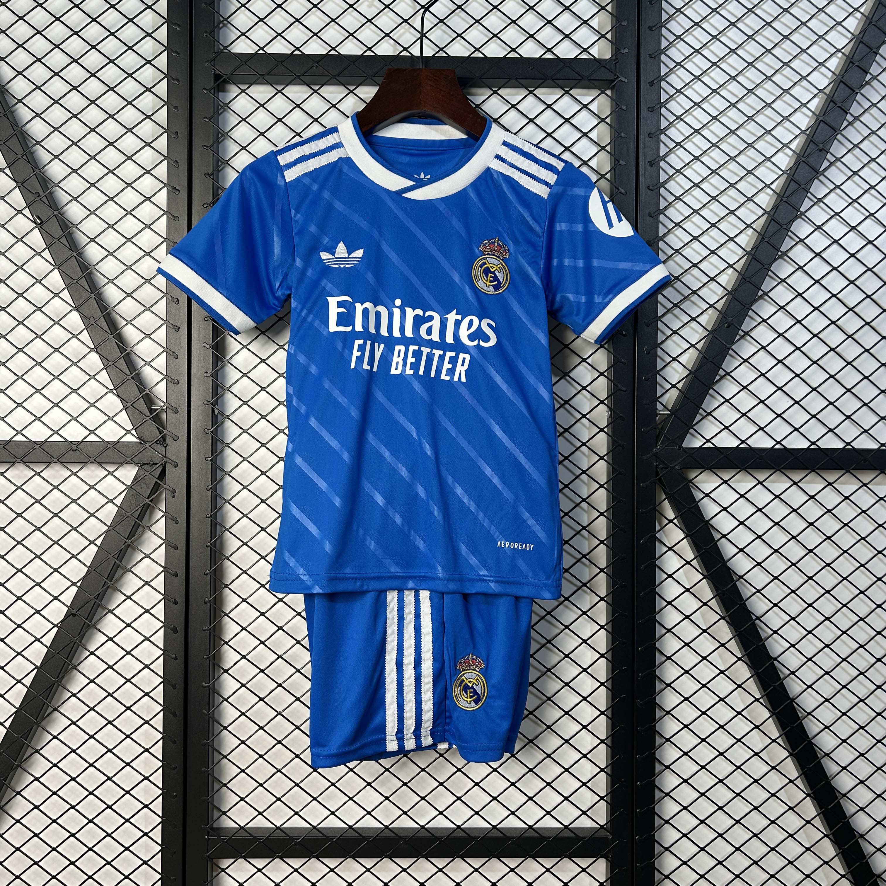 2025/2026 Real Madrid Third Away Football Shirt Kids Size 1:1 Thai Quality